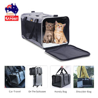 Foldable Pet Carrier Bag Cat Dog Soft Crate Cage Kennel Tent Travel Portable Car