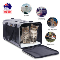 Foldable Pet Carrier Bag Cat Dog Soft Crate Cage Kennel Tent Travel Portable Car