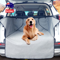 Grey Dog Car Boot Cover SUV Liner Trunk Rear Cargo Hammock Waterproof Protector