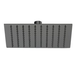 200mm Shower Head Square 304SS Electroplated Matte Black Finish