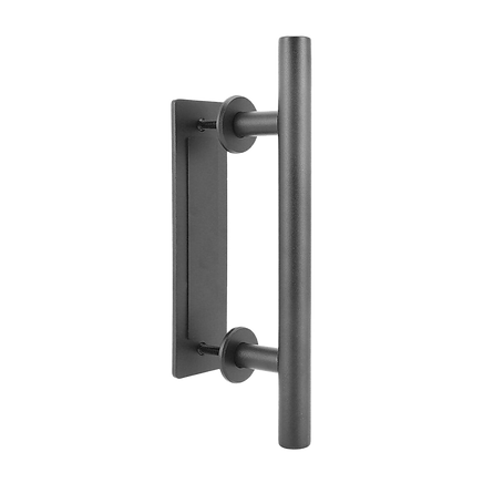 Carbon Steel Door Handle & Flush Pull Wood Door Gate Hardware 12"