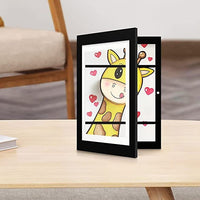 A4 Wooden Picture Frame For 50 Artworks Kids Art Display