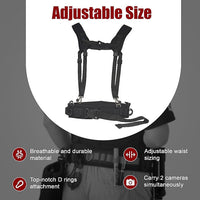Electronics Accessories Bundle Waistband Shoulders Strap Kit SLR/DSLR Cameras