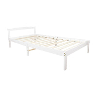 Natural Wooden Bed Frame Home Furniture