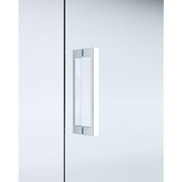 Adjustable 1000x1000mm Double Sliding Door Glass Shower Screen in Chrome