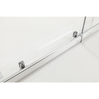 Adjustable 1200x1000mm Double Sliding Door Glass Shower Screen in Chrome