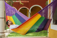 The out and about Mayan Legacy hammock Doble Size in Rainbow colour