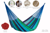 Mayan Legacy Bed Cotton hammock - in Oceanica colour
