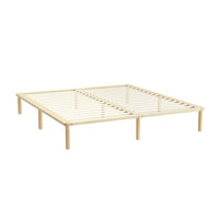 Bed Frame King Size Wooden Base Mattress Platform Timber Pine AMBA