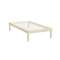 Bed Frame Single Size Wooden Base Mattress Platform Timber Pine BRUNO