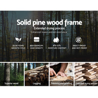 Bed Frame King Single Size Wooden Mattress Base Timber Platform