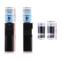 Devanti Water Cooler Dispenser Stand Cold Hot Chiller Purifier 22L Bottle Filter