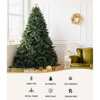 Jingle Jollys Christmas Tree 2.1m Green Xmas Tree Decorations 1000 Tips