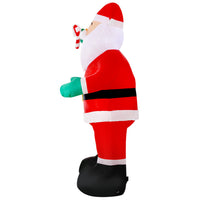 Jingle Jollys Christmas Inflatable Santa 3M Illuminated Decorations