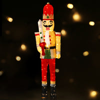 Jingle Jollys Christmas Lights 170cm Nutcracker 180 LED Fairy Light Decorations