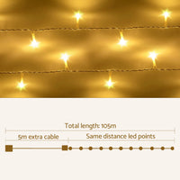 Jingle Jollys 50M Christmas Lights String Light 500 LED Warm White