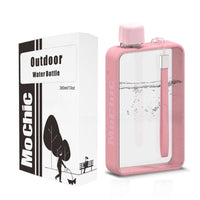 A5 Flat Water Bottle Portable Travel Mug BPA Free Water Bottle (Pink) Kings Warehouse 