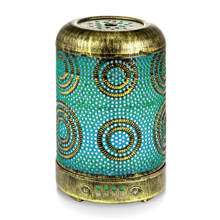 activiva 100ml Metal Essential Oil and Aroma Diffuser-Vintage Gold Appliances Supplies Kings Warehouse 