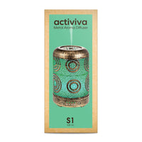 activiva 100ml Metal Essential Oil and Aroma Diffuser-Vintage Gold Appliances Supplies Kings Warehouse 
