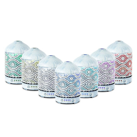 activiva 100ml Metal Essential Oil and Aroma Diffuser-Vintage White Appliances Supplies Kings Warehouse 