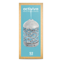 activiva 100ml Metal Essential Oil and Aroma Diffuser-Vintage White Appliances Supplies Kings Warehouse 