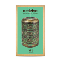 activiva 260ml Metal Essential Oil and Aroma Diffuser-Vintage Gold Appliances Supplies Kings Warehouse 
