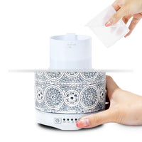 activiva 260ml Metal Essential Oil and Aroma Diffuser-Vintage White Appliances Supplies Kings Warehouse 