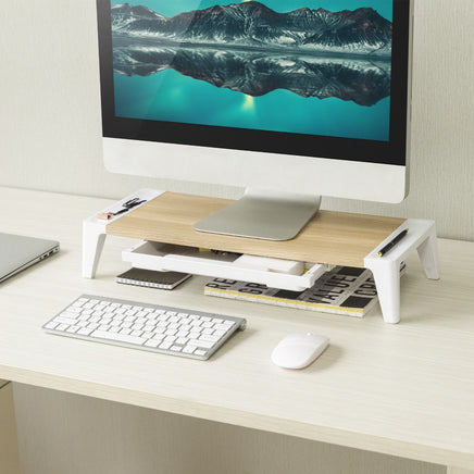 activiva Ergolife Monitor Stand Riser with Storage Drawer Kings Warehouse 