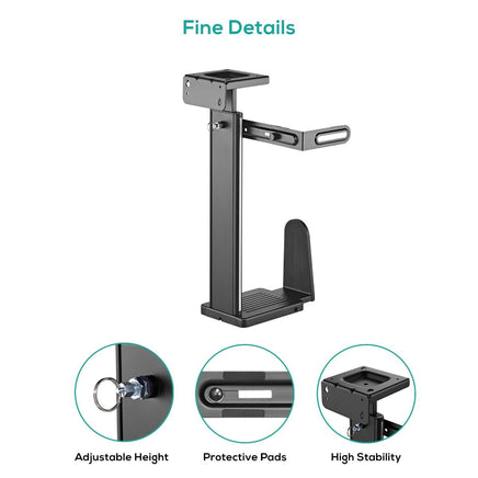 activiva Ultra-Wide Adjustable Wall & Under-Desk PC Mount Kings Warehouse 