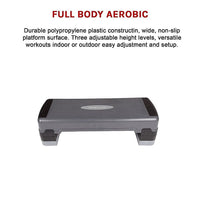 Adjustable Aerobic Step Gym Exercise Fitness Workout Kings Warehouse 