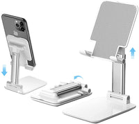Adjustable Cell Phone and Tablet Holder Compatible with ipad, iPhone, Samsung and All Smartphones