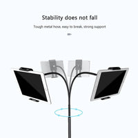 Adjustable Floor Stand Lazy Mount Holder Arm Bracket For iPad Tablet iPhone 175cm Black or White Kings Warehouse 