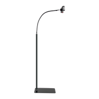 Adjustable Floor Stand Lazy Mount Holder Bracket For 4-9.5in Tablet Phone Stand Office Supplies KingsWarehouse 