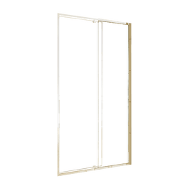 Adjustable Semi Frameless Shower Screen (114~122) x 195cm Australian Safety Glass Kings Warehouse