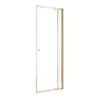 Adjustable Semi Frameless Shower Screen (74~82) x 195cm Australian Safety Glass Kings Warehouse 