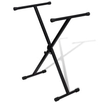 Adjustable Single Braced Keyboard Stand X-Frame Kings Warehouse 
