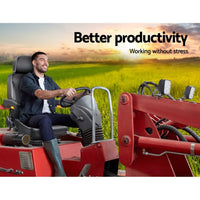 Adjustbale Tractor Seat with Suspension - Black Kings Warehouse 