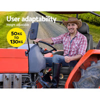 Adjustbale Tractor Seat with Suspension - Black Kings Warehouse 