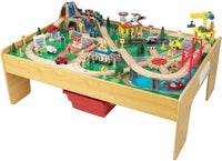 Adventure Town Railway Train Set & Table with EZ Kraft Assembly for kids Kings Warehouse 