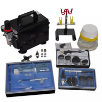 Airbrush compressor set with 3 pistols 255 x 135 x 220 mm Kings Warehouse 