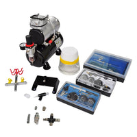 Airbrush compressor set with 3 pistols 310 x 150 x 310 mm Kings Warehouse 