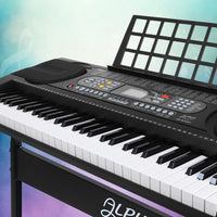 Alpha 61 Keys Electronic Piano Keyboard Electric Instrument Touch Sensitive Midi Musical Instrument & Accessories Kings Warehouse 