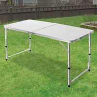 Aluminium Folding Table 120cm Portable Indoor Outdoor Picnic Party Camping Tables Kings Warehouse 