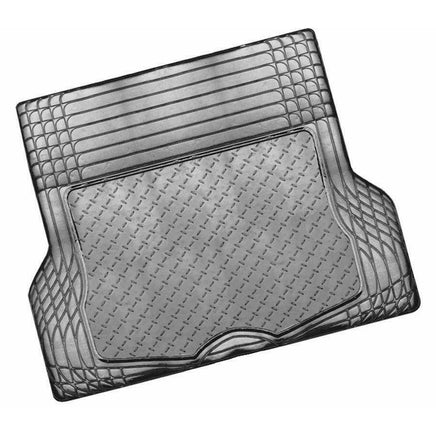 ALUMINIUM LOOK 1-Piece Boot Mat - CARBON [Rubber/Aluminium Look] Others Kings Warehouse 