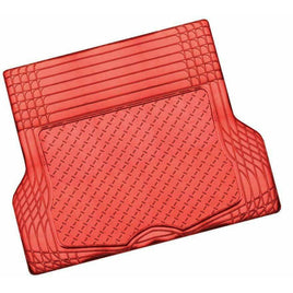 ALUMINIUM LOOK 1-Piece Boot Mat - RED [Rubber/Aluminium Look] Others Kings Warehouse 