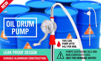 Aluminium Rotary Drum Pump Diesel Fuel Kero Oil Petrol 44 Gallon Drum Hand Pump Kings Warehouse 