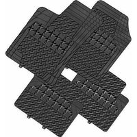 AMOS 4-Piece Car Mat - BLACK [Rubber] Others Kings Warehouse 