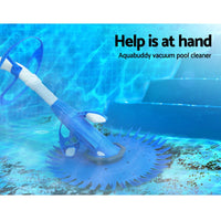 Aquabuddy Pool Cleaner Automatic Floor Climb Wall Vacuum Swimming Pool 10M Hose Kings Warehouse 