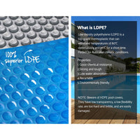 Aquabuddy Solar Swimming Pool Cover Blanket Roller Wheel Adjustable 11 x 6.2M Pool & Accessories Kings Warehouse 