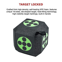 Archery 3D Dice Target Cube Reusable 18 Sides 23CM Self Healing XPE Foam Target Kings Warehouse 